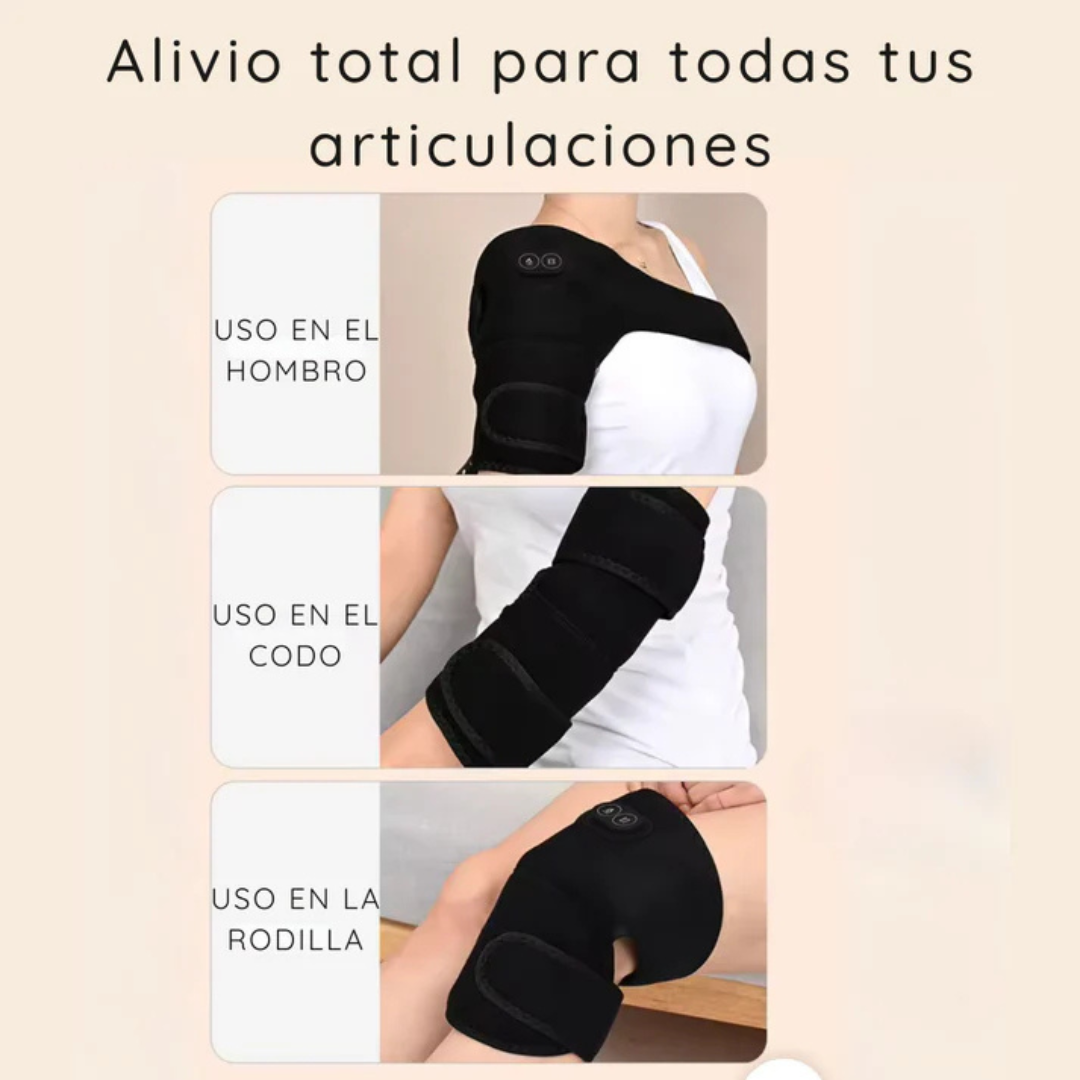 Rodillera y Hombrera masejadora con Calefacción y Vibración Relajante
