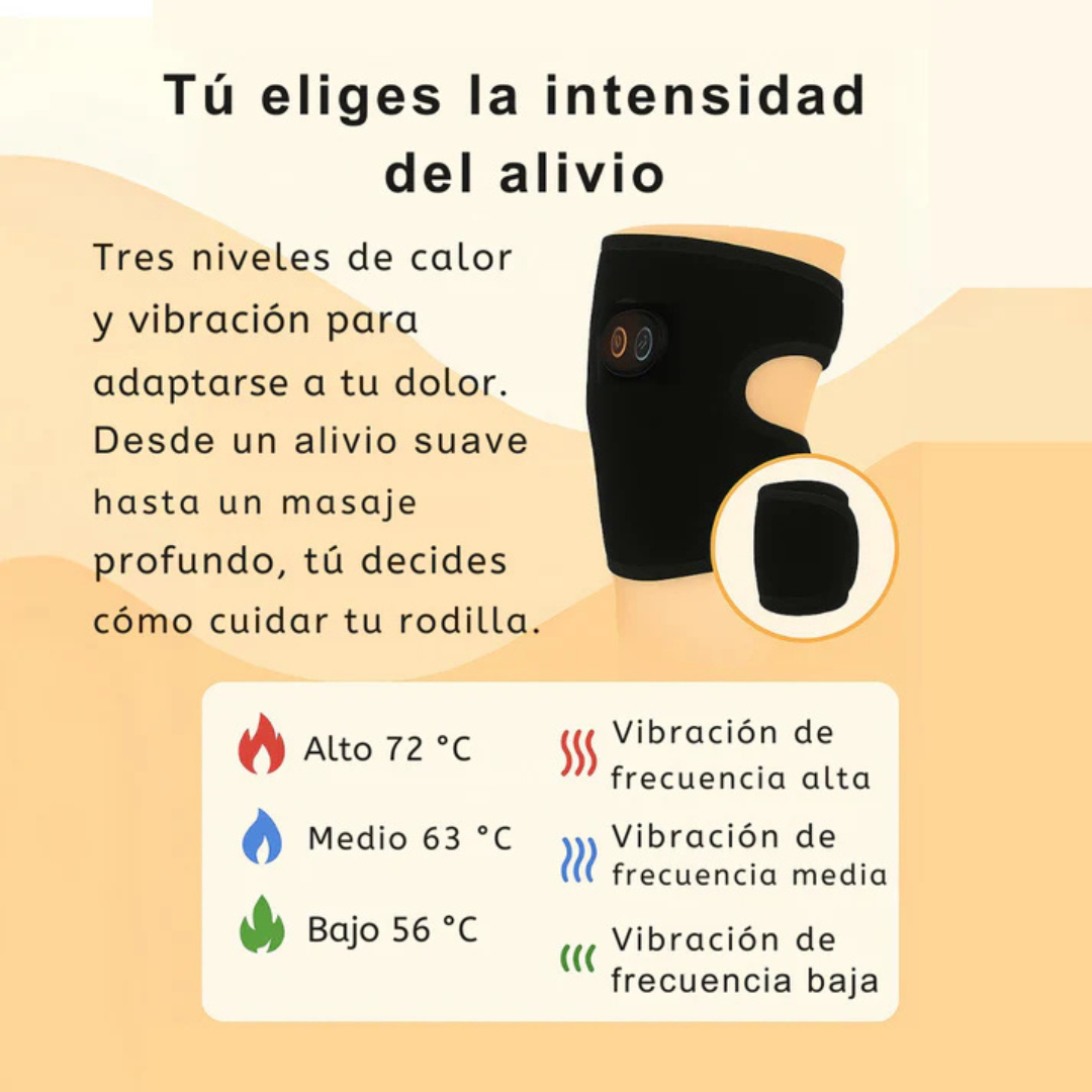 Rodillera y Hombrera masejadora con Calefacción y Vibración Relajante